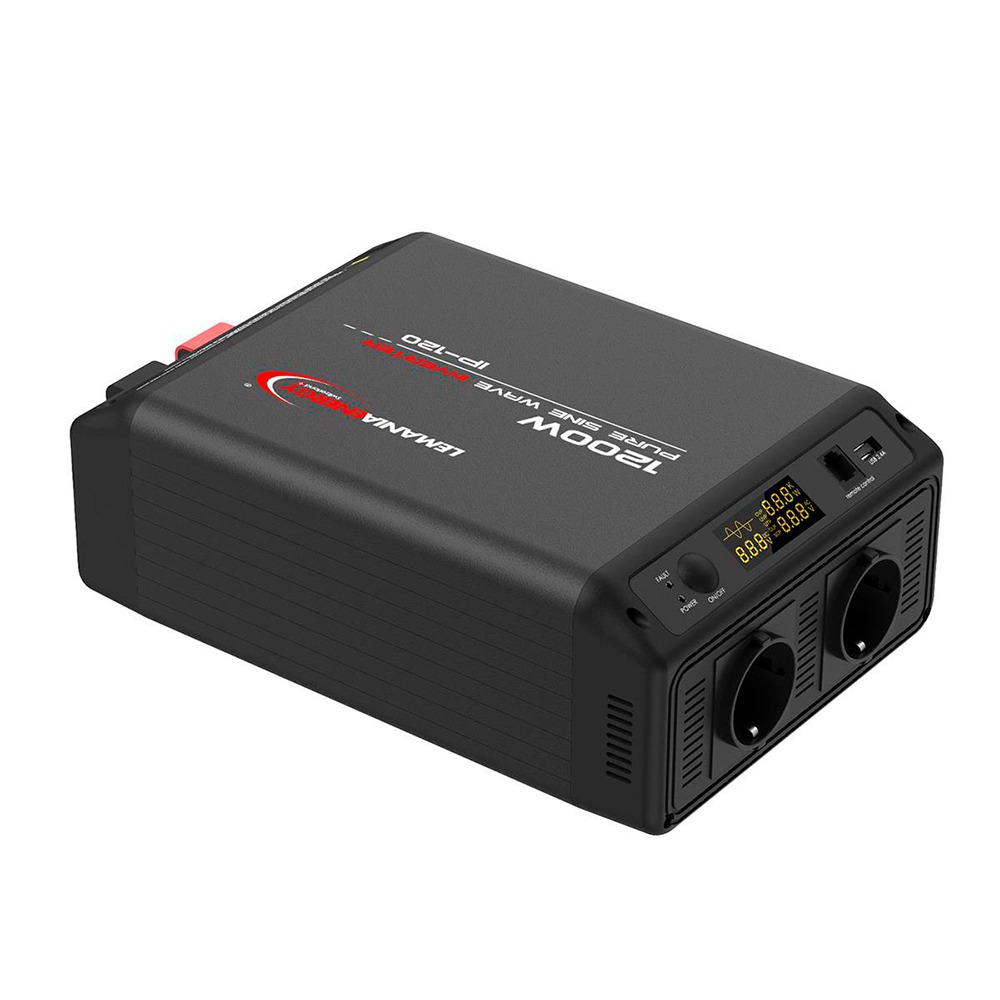 Transformador Inversor de Corrente 1200W 12V LEMANIA IP120 