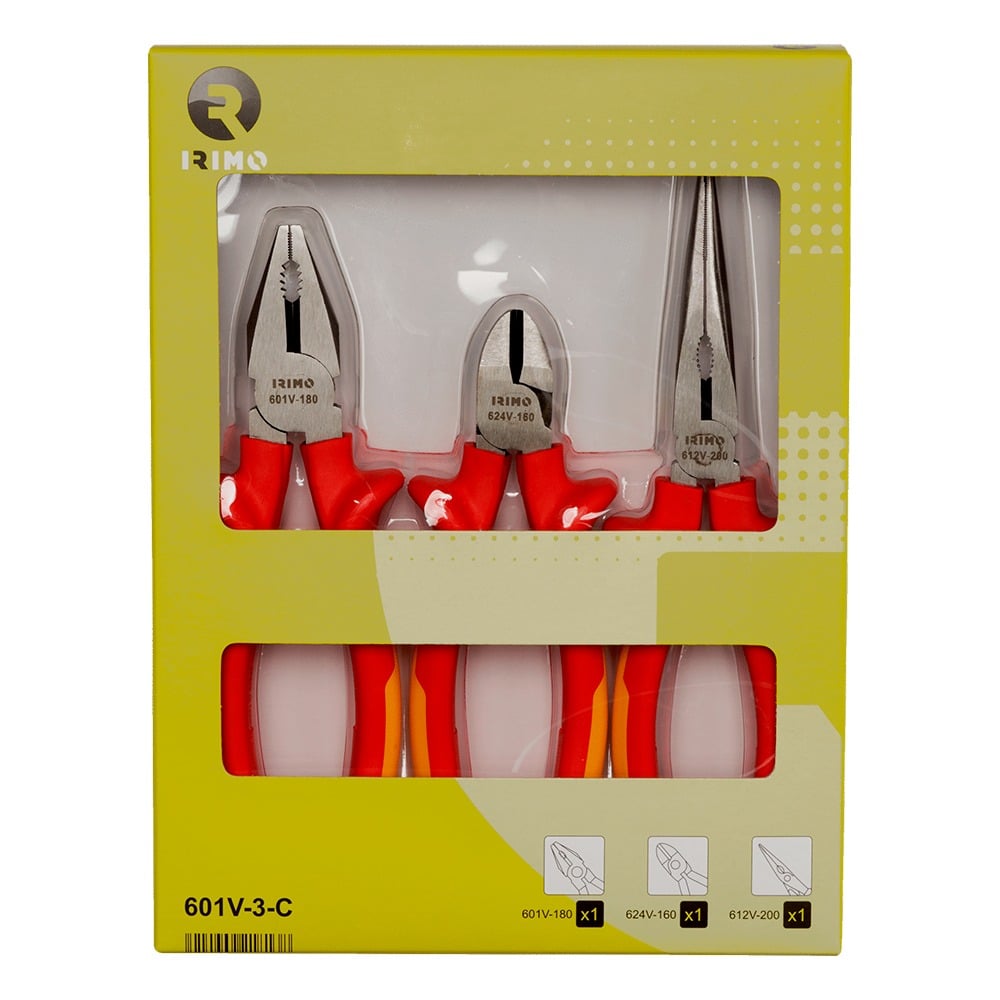 Conjuntos Alicates Isolados 3 Pcs Irimo 601V-3-C
