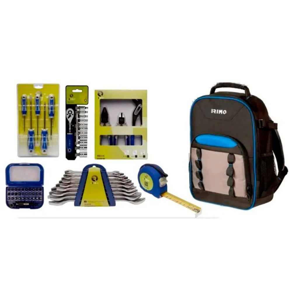 Mochila Porta‑Ferramentas 63Pcs Irimo 9022 BP1‑63
