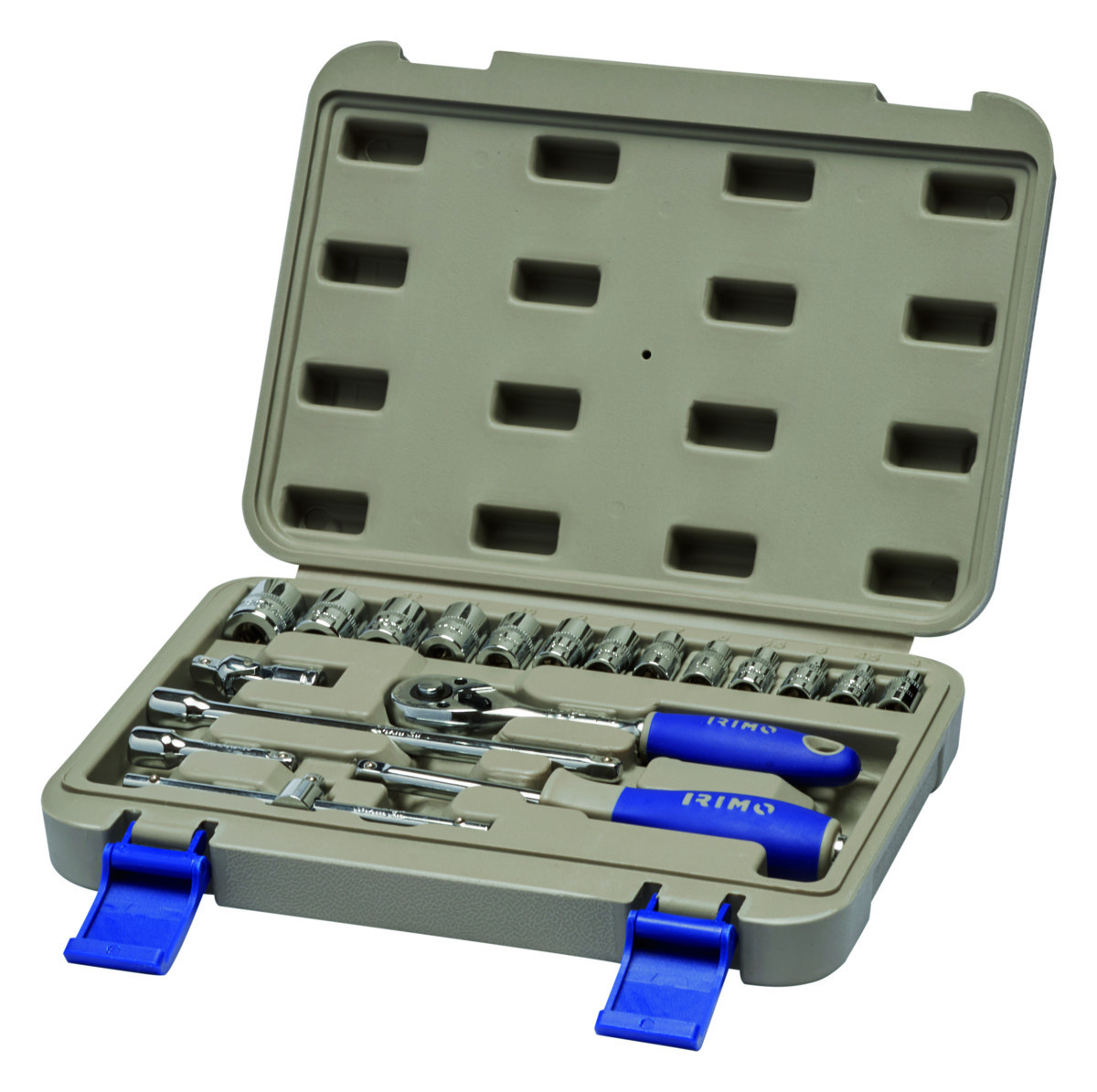 Conjunto de chaves de caixa 1/4" sextavadas 19 pcs, 4-14 mm Irimo 109-19-4