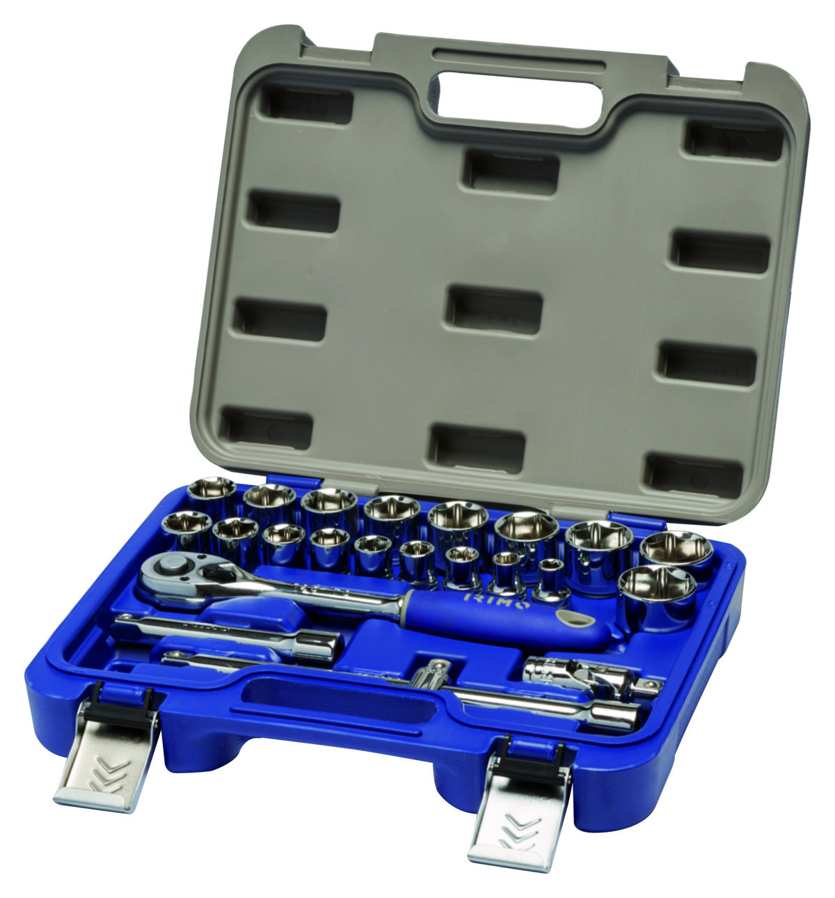 Conjunto de chaves de caixa 1/2" 23 Pcs, sextavadas 8-32 mm Irimo 129-23-4