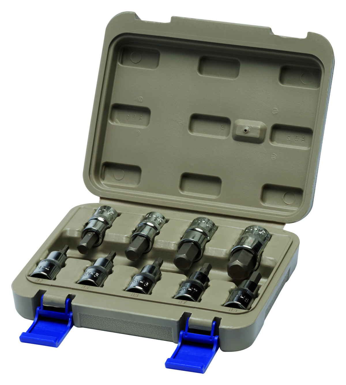 Conjunto de chaves de caixa sextavadas 1/2", 9 Pcs Irimo 129-9H-4