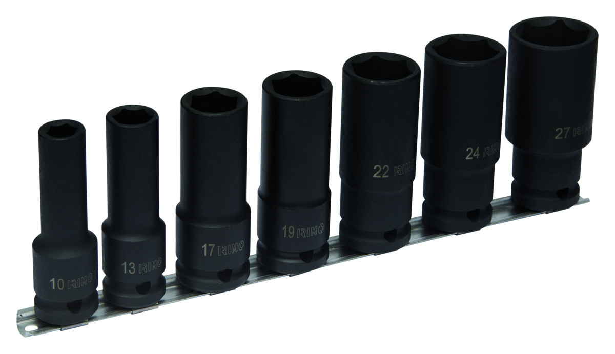 Conjunto de chaves de caixa de impacto profundas de 1/2", 7 Pcs Irimo 168-90-2
