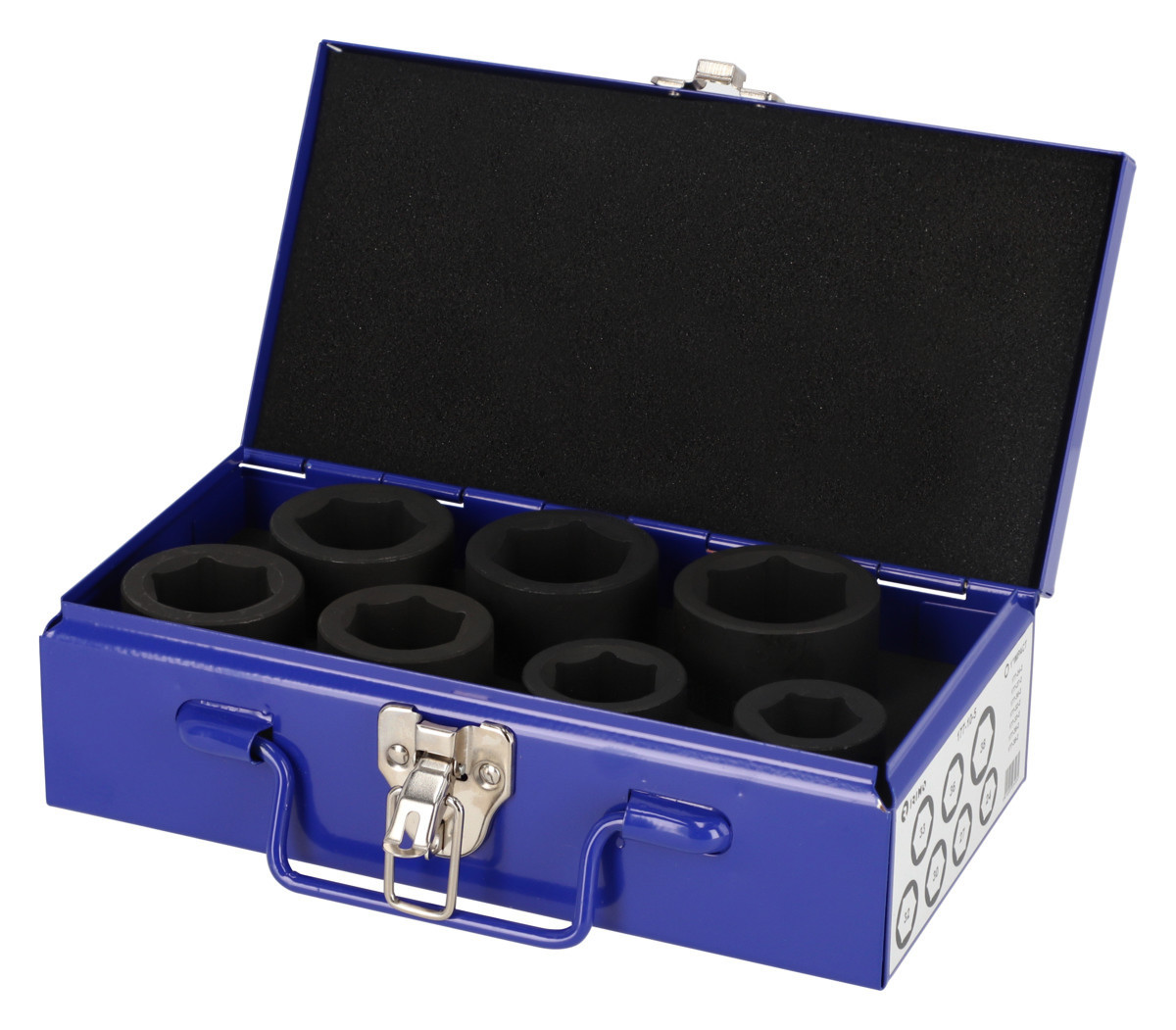 Conjunto de chaves de impacto de 1" 7 pcs em caixa de metal Irimo 177-10-5