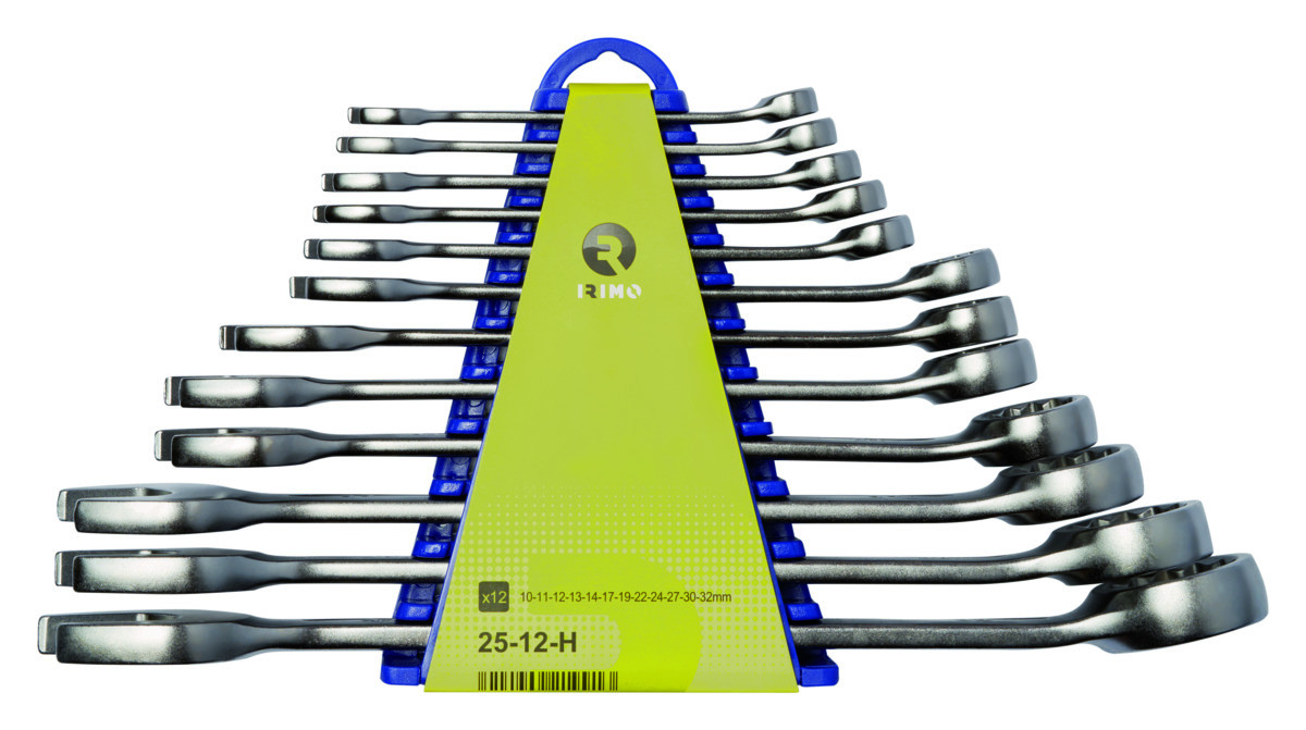 Conjunto de chaves de bocas combinadas 10-32, 12 Pcs, clip Irimo 25-12-H