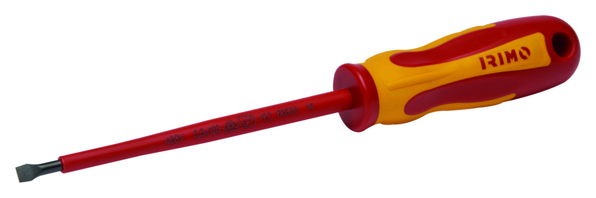 Chave de fendas isolada 2,5X100 Irimo 408V-2.5-100