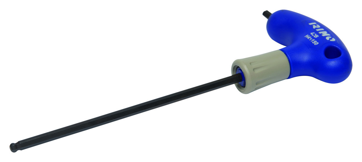 Chave de parafusos de esfera sextavada com pega em T 8X200 mm Irimo 42B-H8-200