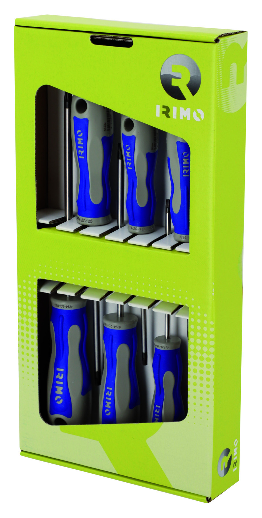 Conjunto de chaves de parafusos 6 Pcs, T10;T15;T20;T25;T27;T30 Irimo 459-6B-C