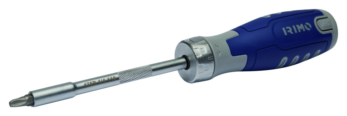 Chave de parafusos com suporte para pontas de roquete com 12 pontas Irimo 475R-1/4-110