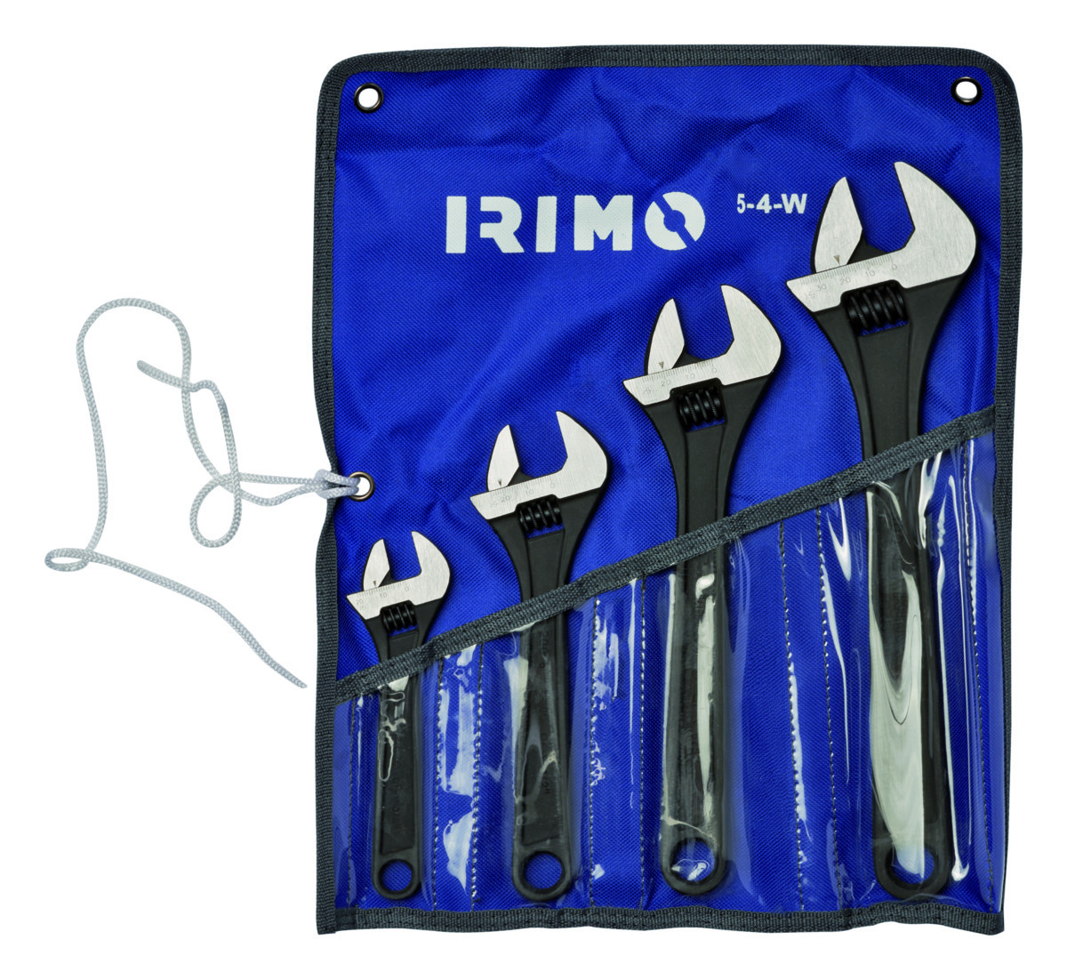 Conjunto de chaves ajustáveis fosfatado 4 peças (6", 8",10", 12") Irimo 5-4-W