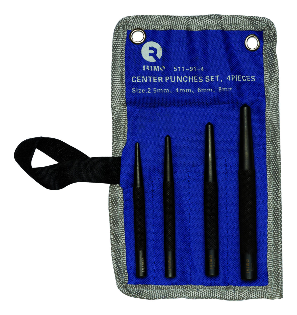 Conjunto de punções centrais de 4 pcs - 2,5-4-6-8 mm Irimo 511-91-4