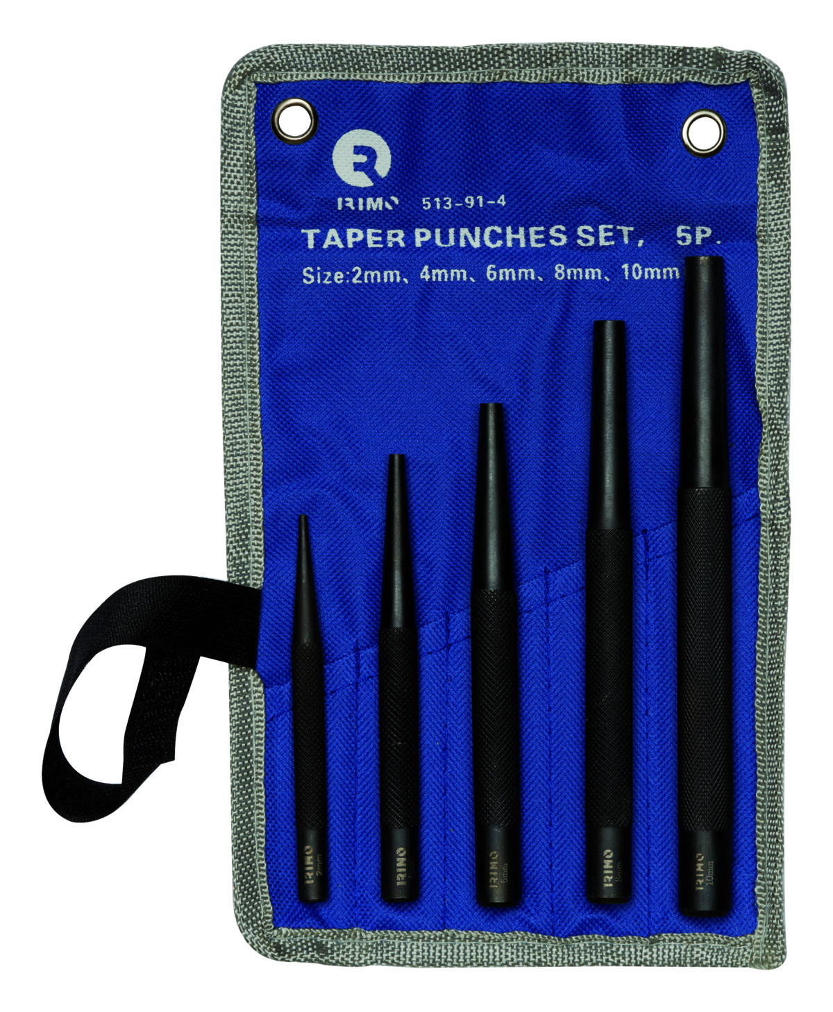 Conjunto de punções de pino cónicos, 5 Pcs 2-4-6-8-10 mm Irimo 513-91-4