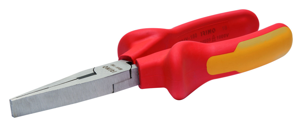 Alicate de pontas chatas isolado 160 mm Irimo 604V-160-1