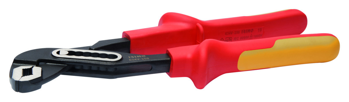 Alicate para juntas deslizantes isolado 250 mm Irimo 634V-250-1
