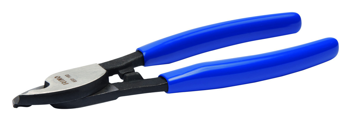 Alicate de corte de cabos para cabos de cobre de alumínio 160 mm pegas em pvc 10 mm Irimo 655-160-1