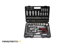 Jogo 108 Pcs 1/4"+1/2" KS Tools 911.0708