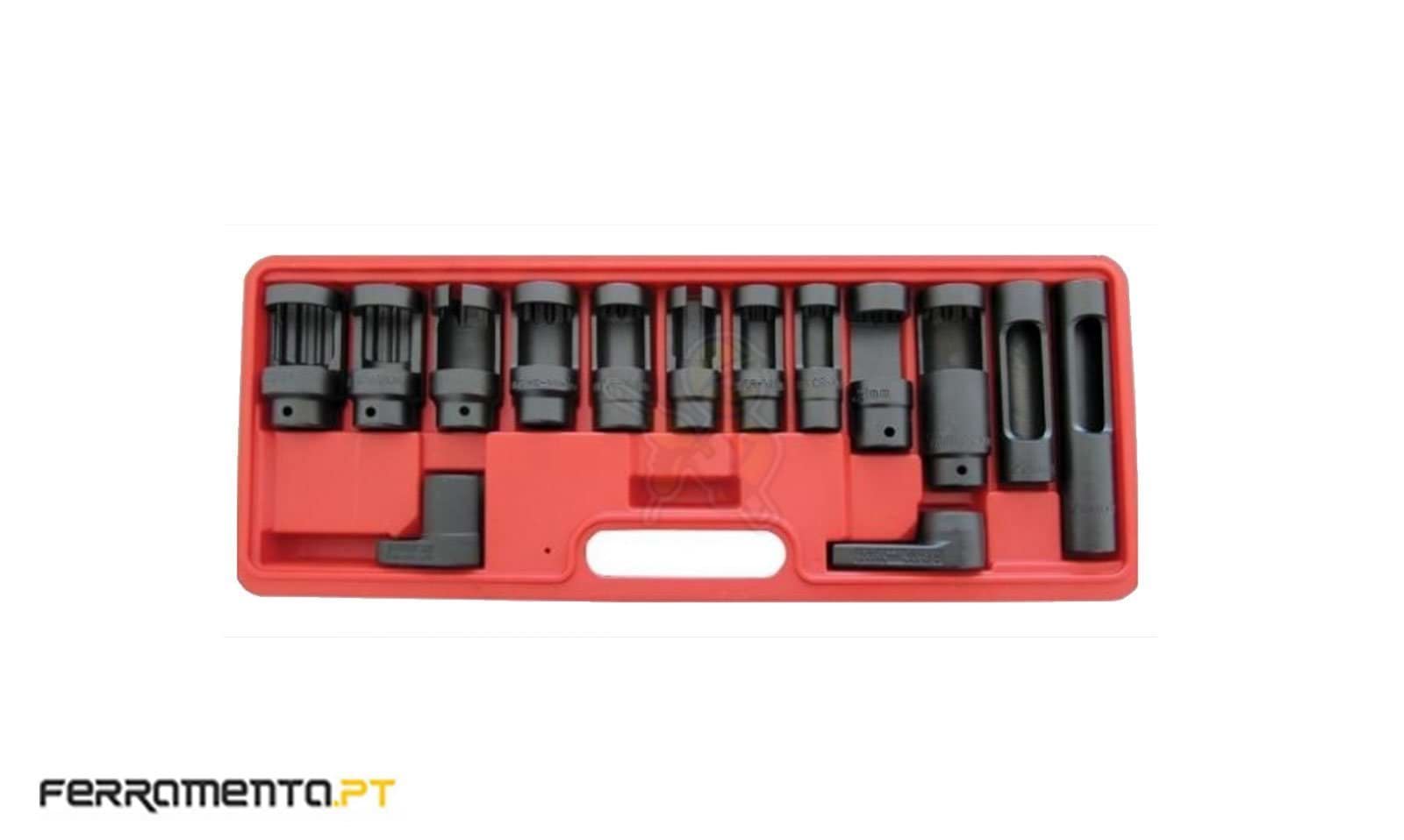 Jogo 14 Chaves para Injectores e Sonda Lambda Kroftools 6717