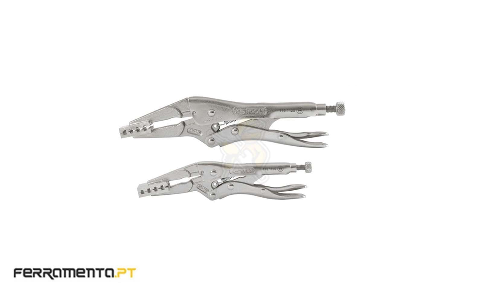 Jogo 2 Pcs Alicates Universais Abraçadeiras KS Tools 115.1125