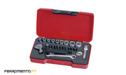 Jogo 23 Peças 1/4" Teng Tools T1423