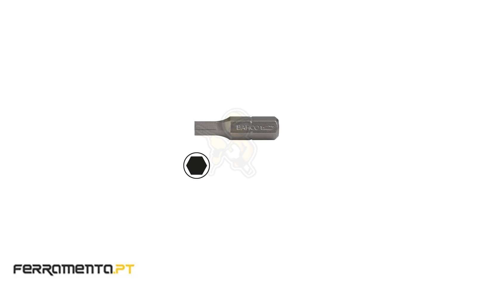 Jogo 3 Bits Hexagonais 25mm Bahco 59S/H2.5-3P