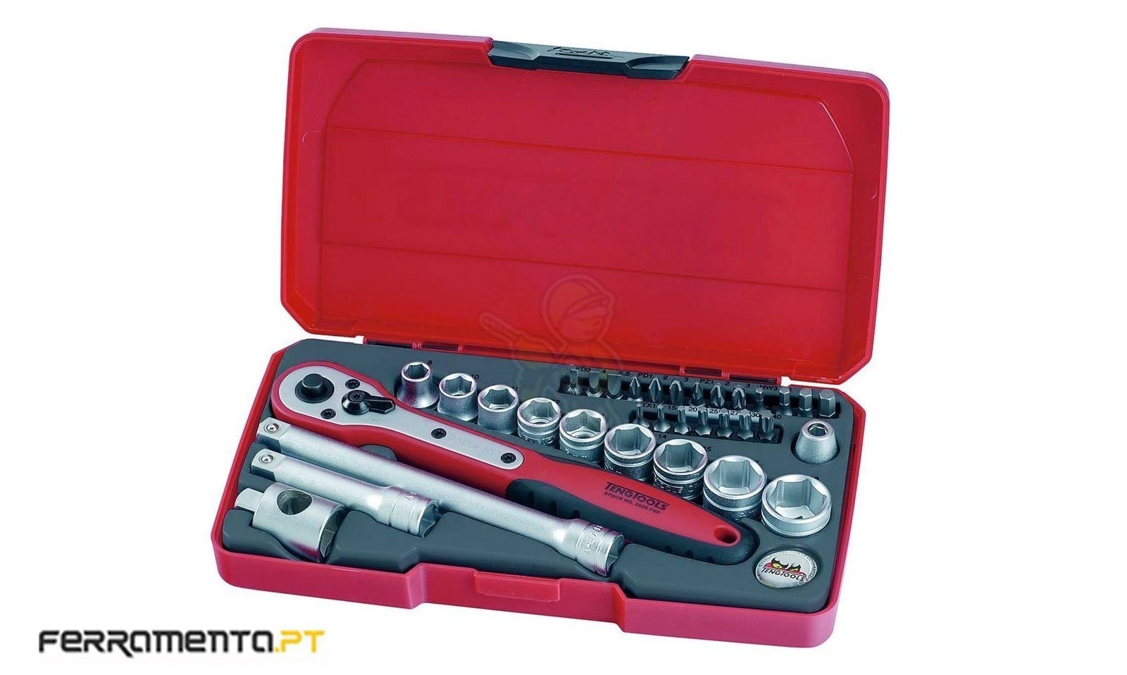 Jogo 34 Peças 3/8" Teng Tools T3834