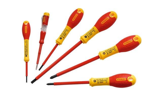 Jogo de Chaves de Fenda 6un 1000V Stanley 0-65-443