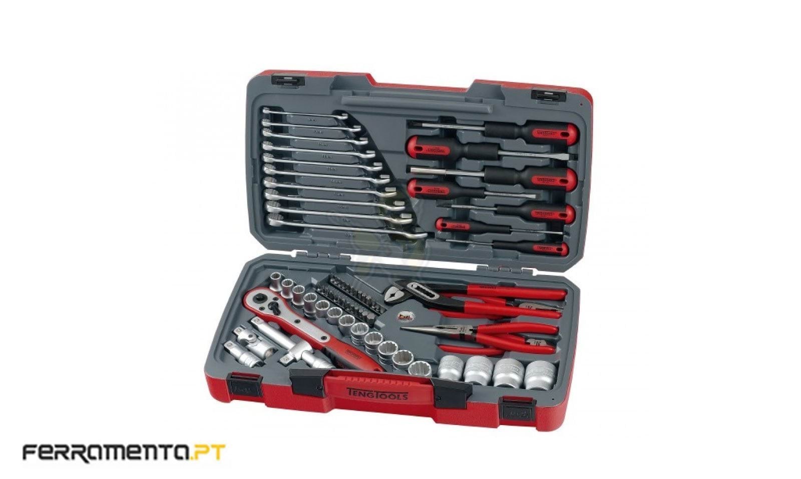 Jogo 68 Peças 1/2" Teng Tools T1268