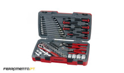 Jogo 68 Peças 1/2" Teng Tools T1268
