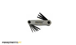 Jogo 8 Chaves TX Pontas Esféricas Teng Tools 1476NTX1