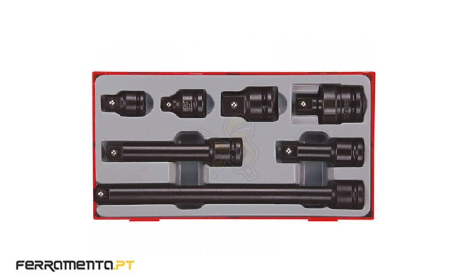 Jogo Acessórios de Impacto 1/2" Teng Tools TT9207A