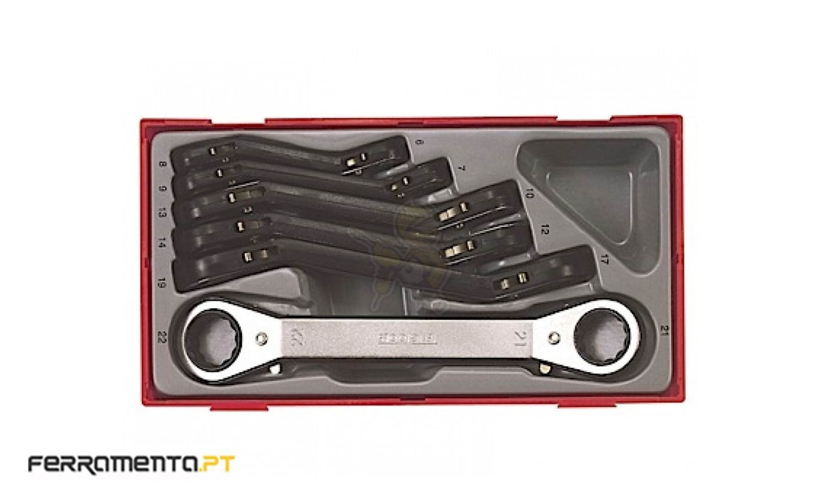 Jogo Chaves Anelares com Roquete Teng Tools TTRORS