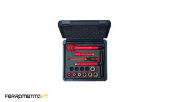 Jogo Chaves de Caixa Sextavada Isolada Bahco 7811DMV