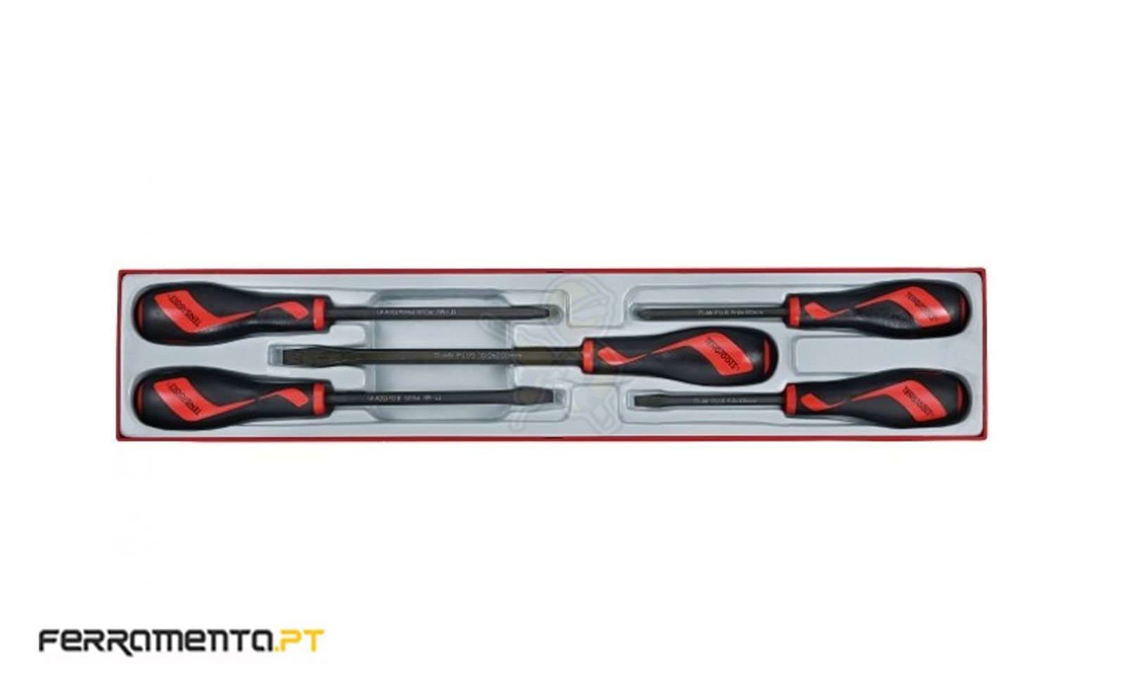 Jogo Chaves de Fenda Veio Total Teng Tools TTXMDT-N