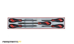 Jogo Chaves de Fenda Veio Total Teng Tools TTXMDT-N