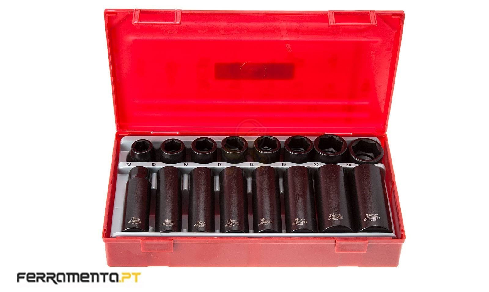 Jogo Chaves de Impacto Reg / Longas 1/2" Teng Tools TT9116