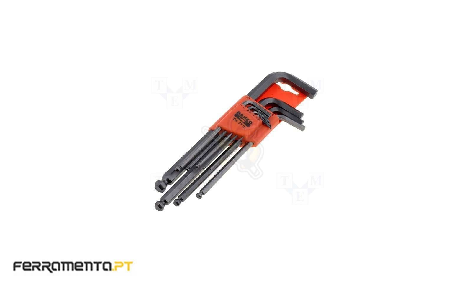 Jogo Chaves Sextavada Ponta Bahco BE-9770