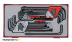 Jogo Chaves Sextavadas MM/MF/TX Teng Tools TTHT28