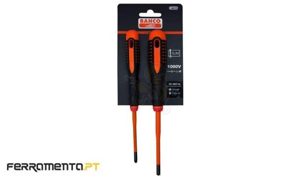 Jogo de 2 Chaves Phillips Isoladas 1000V Bahco BE-9891SL