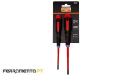 Jogo de 2 Chaves PZ Isoladas 1000V Bahco BE-9894SL