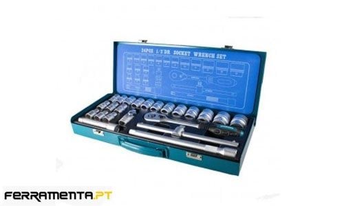 Jogo de 24 Ferramentas 1/2'' Hyundai K24