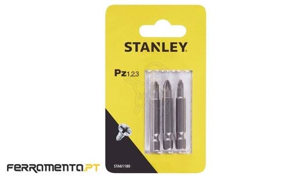 Jogo de 3 Bits PZ 50mm Stanley STA61180-XJ