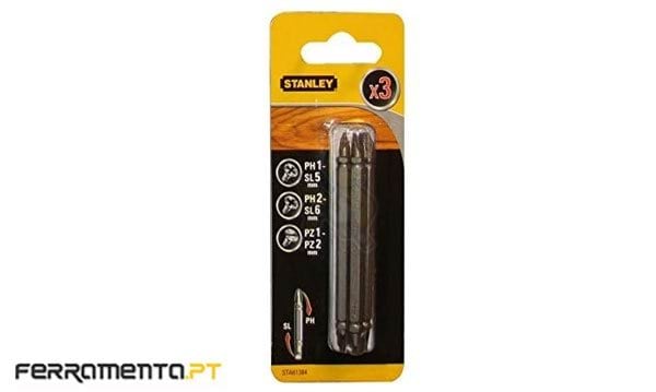 Jogo de 3 Pontas Duplas Longas PH/SL Stanley STA61384-XJ