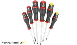Jogo de 6 Chaves Fenda/Phillips PROTWIST Facom ATP.J6PB