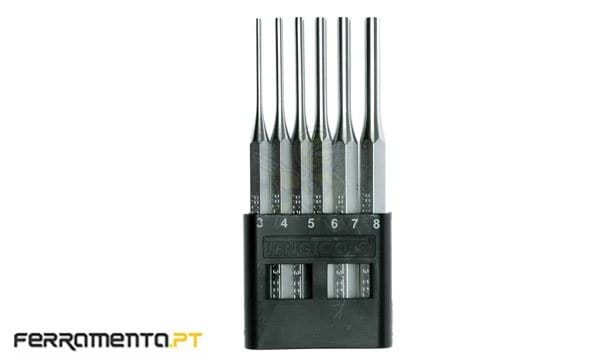 Jogo de 6 Punções Planas Teng Tools PPS06