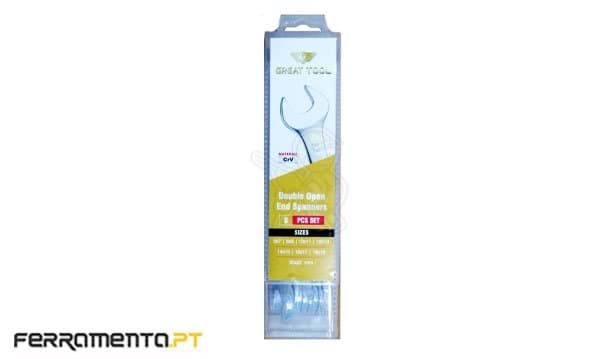 Jogo de 8 Chaves de Boca 6-22mm Great Tool JGBC622