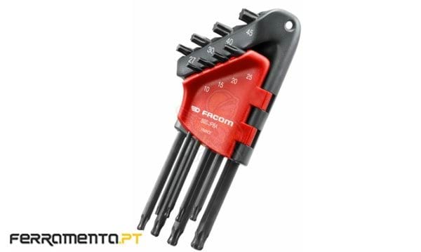 Jogo de 8 Chaves Sextavadas TORX Facom 89S.JP8A