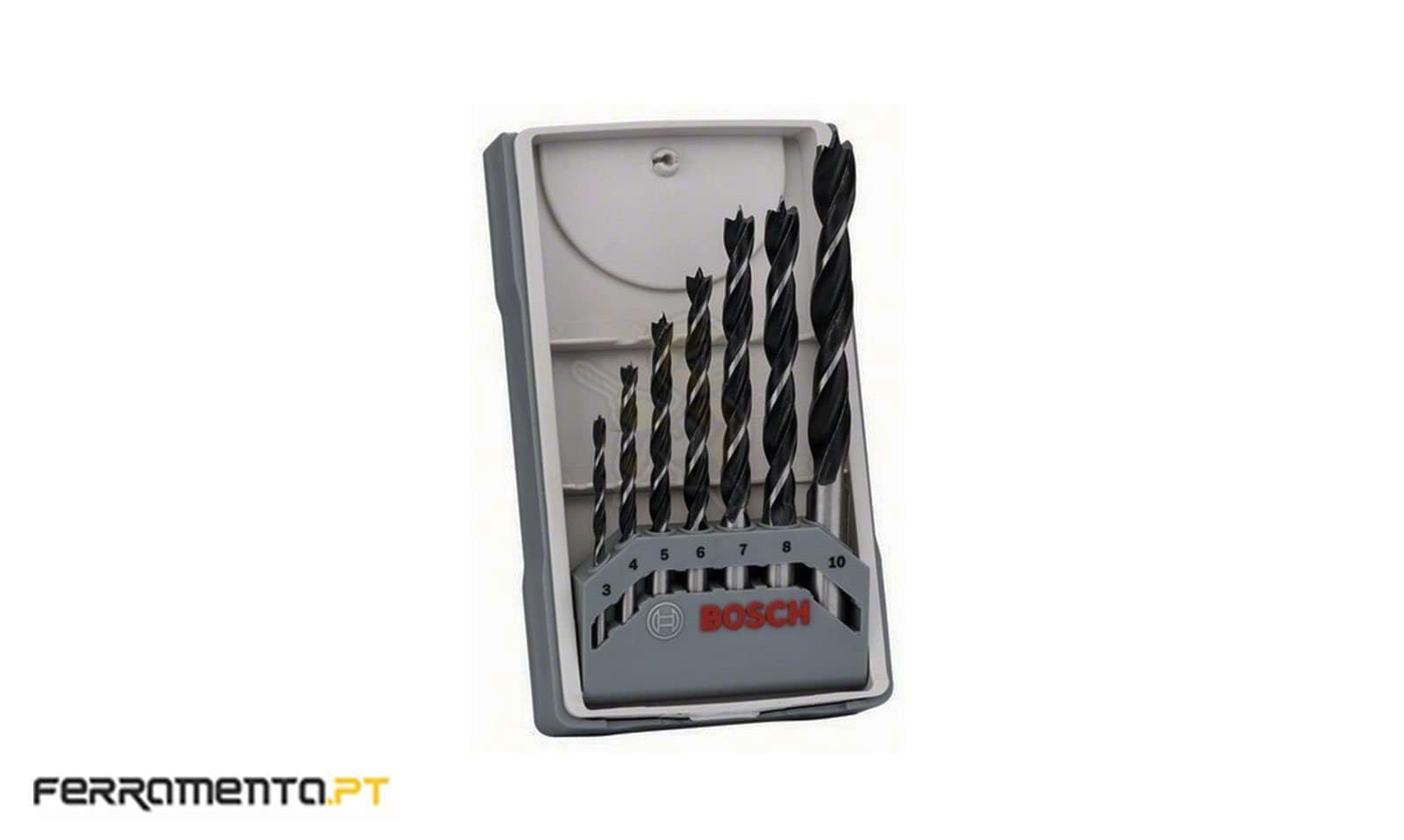 Jogo de brocas para madeira 7UN Bosch 2.607.017.034