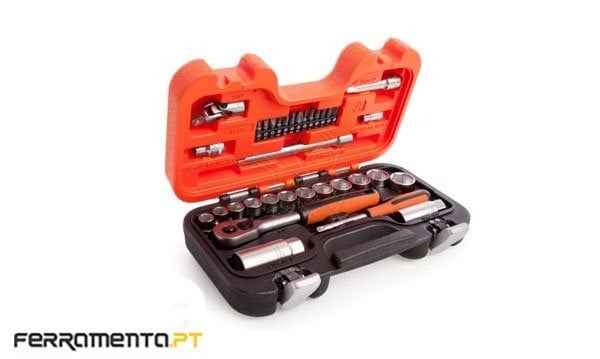 Jogo de chave de caixa 1/4" e 3/8" Bahco S330