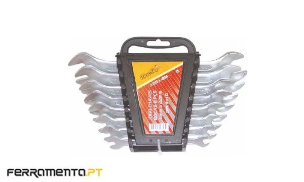 Jogo de Chaves de Boca 6-22mm 8Pcs MacFer 2051-8M
