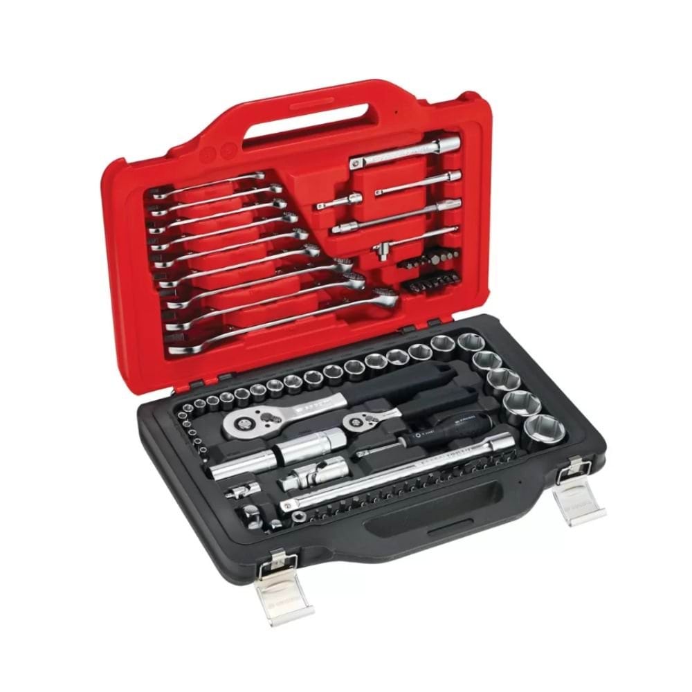 Jogo De Chaves De Caixa 1/4” - 1/2” 100 pcs Facom RSL.151-EP100PB